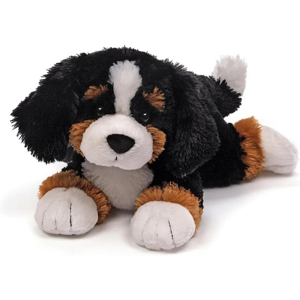 Bernese Mountain Dog, Premium Stuffed Animal Plush  Black/Brown Toy